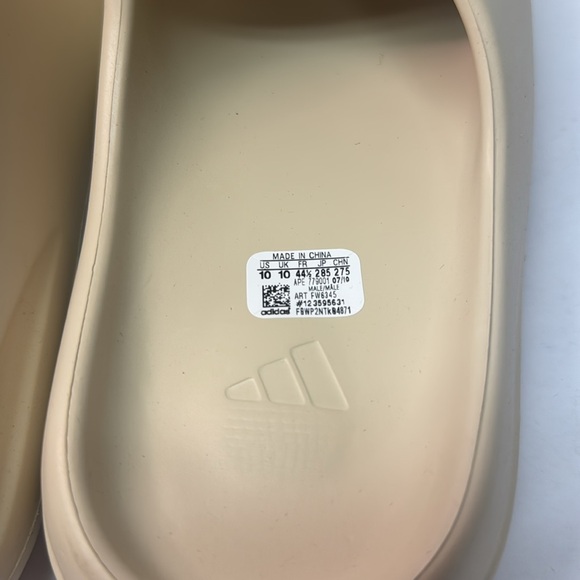 Cream Bone Yeezy Slides Sandals men’s size 10 - Picture 4 of 7